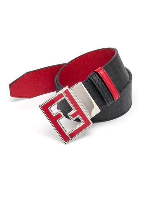 red fendi belt ebay|authentic men's fendi belt.